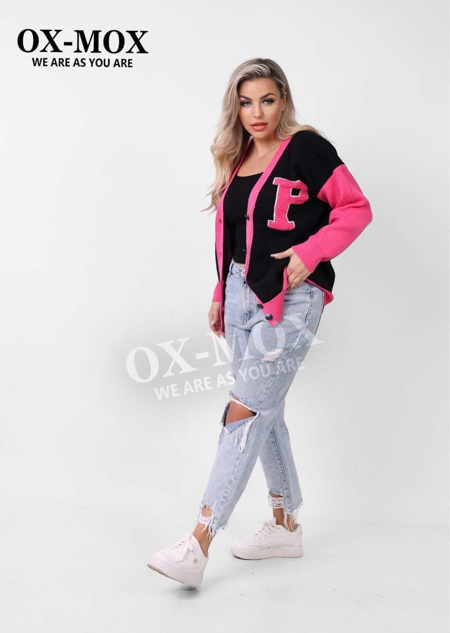 Girly baseball jacket colored