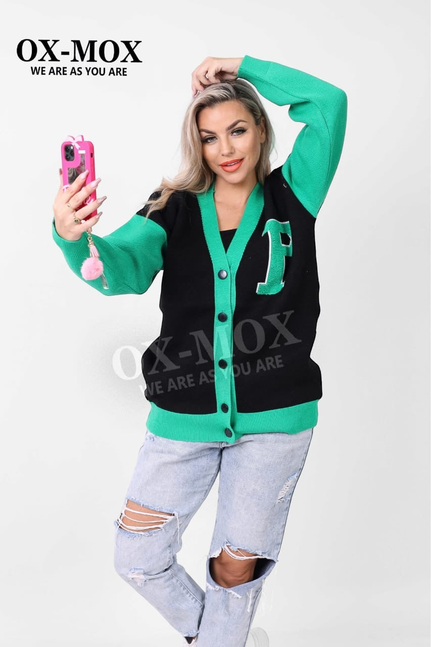 Girly baseball jacket colored