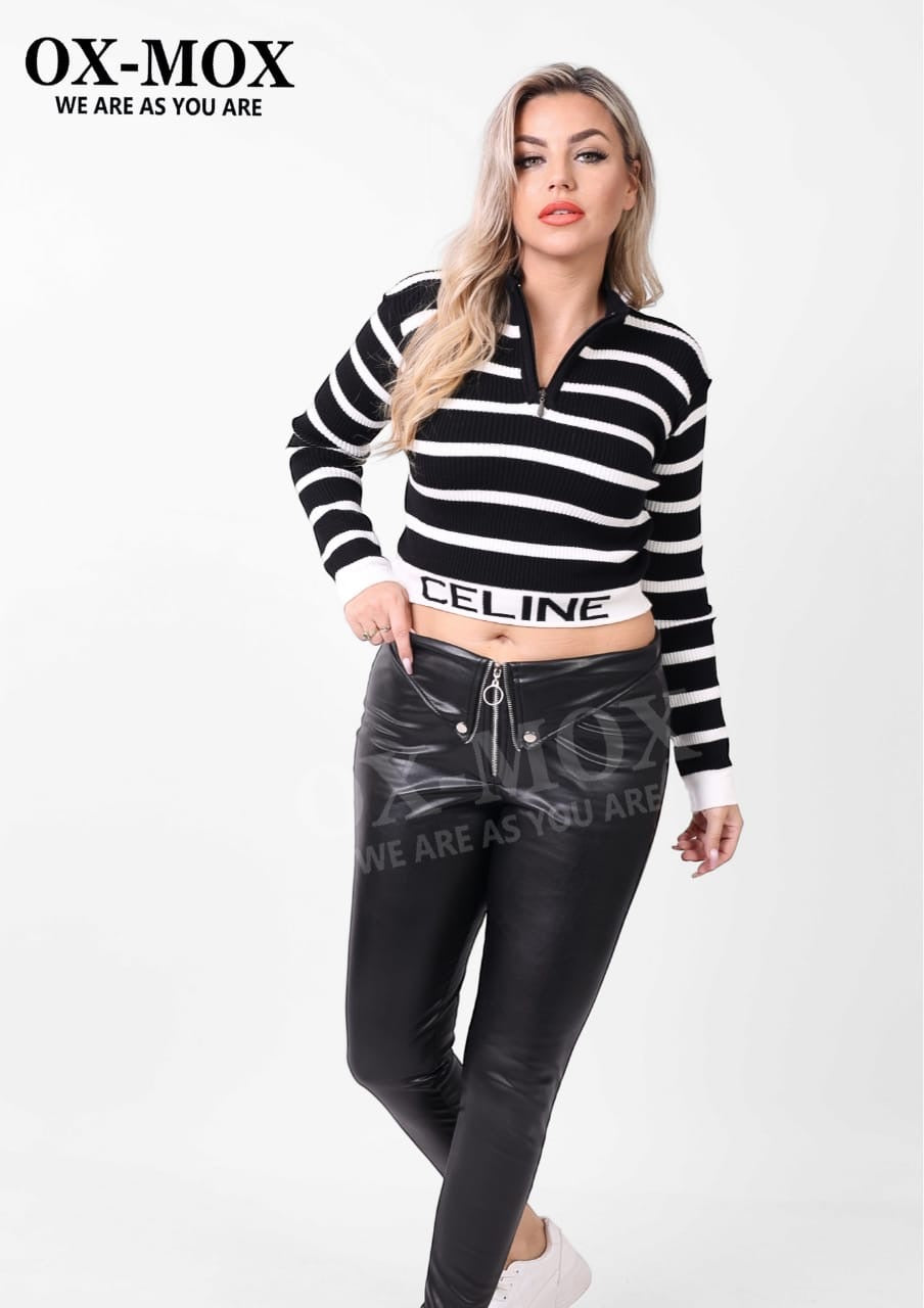 Long sleeve striped shirt