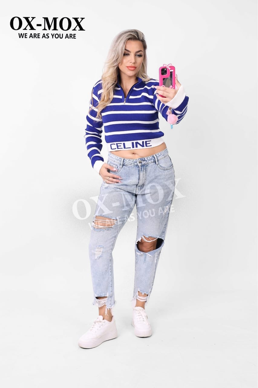 Long sleeve striped shirt