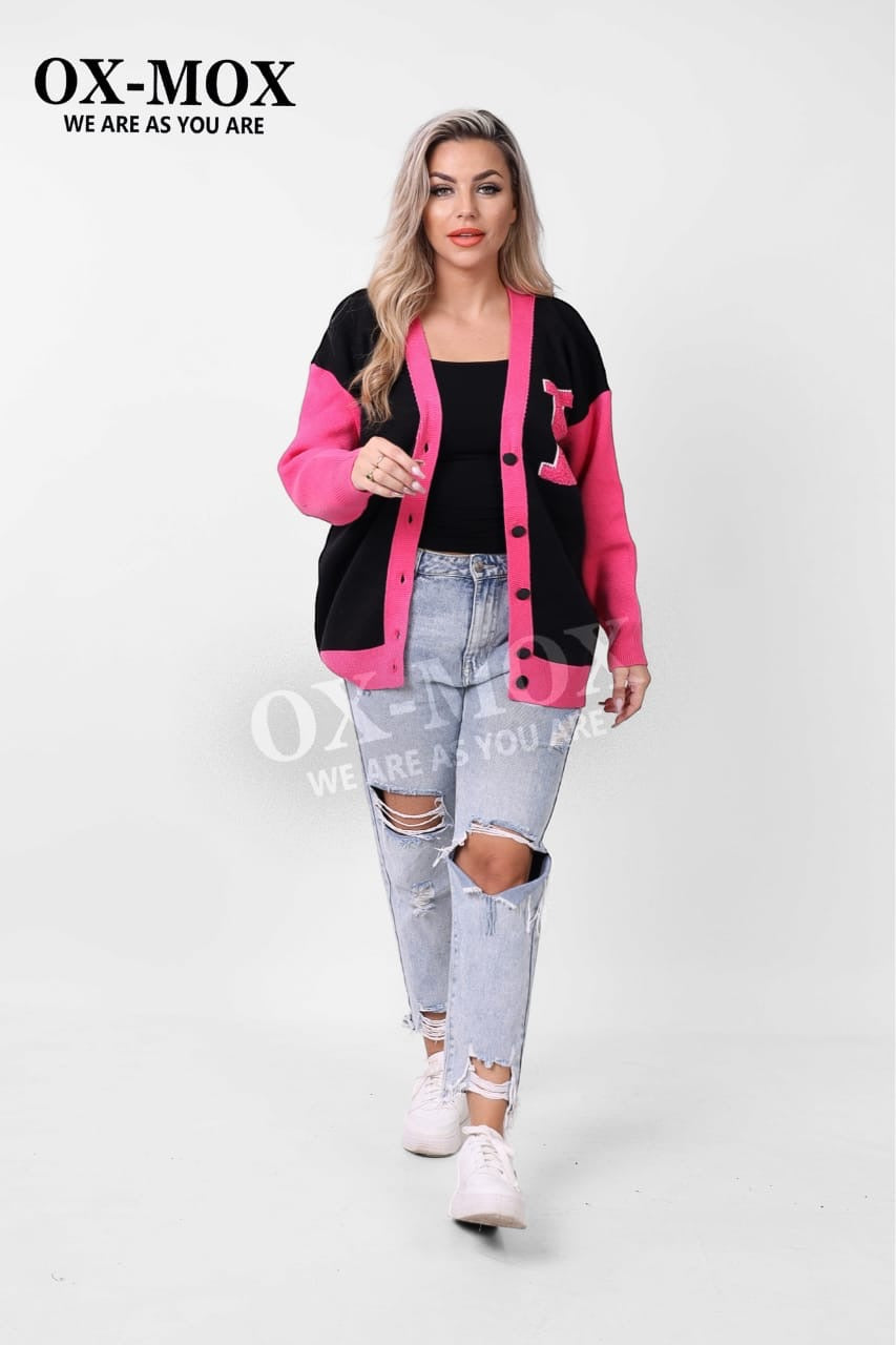 Girly baseball jacket colored